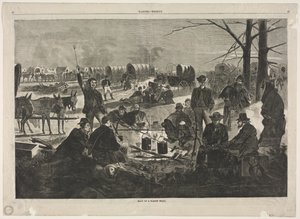 Sosta del convoglio, 1864