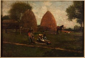 Covoni di fieno e bambini da Winslow Homer