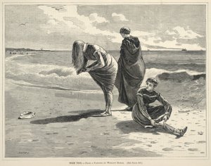 Alta marea, da Every Saturday: An Illustrated Journal of Choice Reading, 6 agosto 1870 da Winslow Homer