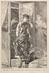 Arrivò una tempesta di vento, pioggia e spruzzi - e Portia da Winslow Homer