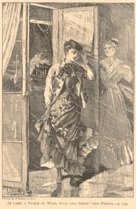 Arrivò una Tempesta di Vento, Pioggia e Spruzzi - e Portia., da The Galaxy, dicembre 1869