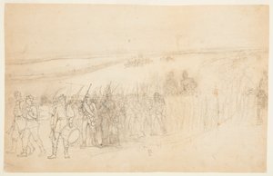 Colonna di fanteria in marcia da Winslow Homer