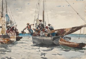 Scena di mercato, Nassau da Winslow Homer