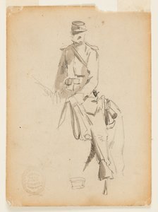 Ufficiale di cavalleria a cavallo da Winslow Homer