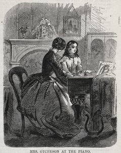 La signora Otcheson al pianoforte da Winslow Homer