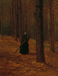 Vecchia donna che raccoglie rami, 1865 da Winslow Homer