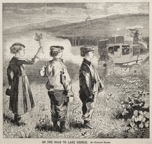 Sulla strada per il Lago George da Winslow Homer