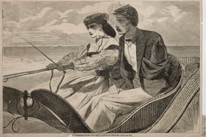 I Nostri Luoghi di Villeggiatura - La Manica Vuota a Newport, 1865 da Winslow Homer