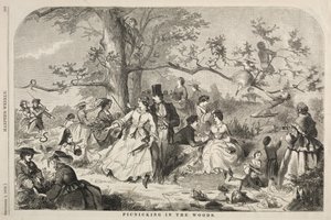 Picnic nel bosco, 1858
