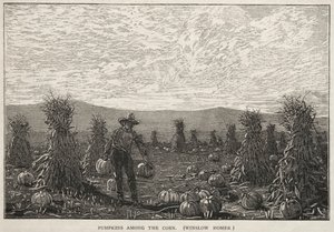 Zucche tra il mais da Winslow Homer