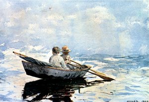 Remare la Barca, 1880 da Winslow Homer