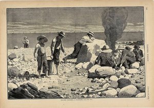 Schizzi in riva al mare - Una cottura alle vongole