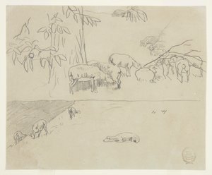 Pecore al Pascolo da Winslow Homer