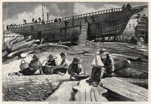 Costruzione di navi, porto di Gloucester