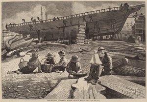 Costruzione navale, porto di Gloucester