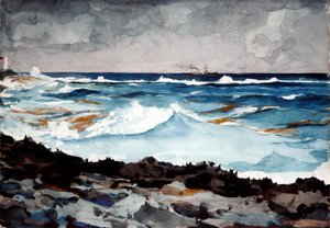 Riva e surf, Nassau, 1899