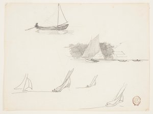 Sei studi di barche a vela