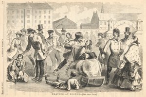 Pattinaggio a Boston, da Harper da Winslow Homer