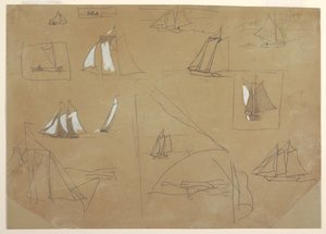 Schizzi di barche a vela da Winslow Homer