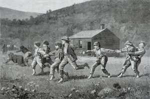Snap-the-Whip, da Harpers Weekly, 20 settembre 1873 da Winslow Homer