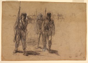 Soldati in esercitazione da Winslow Homer
