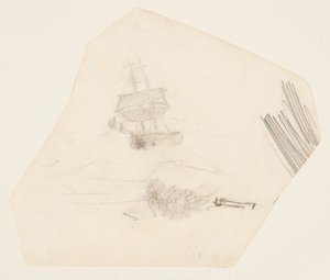 Veliero in un mare tempestoso da Winslow Homer