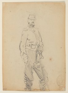 Ufficiale in piedi da Winslow Homer