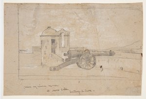 Studio per "Faro, Ingresso del Porto, Santiago de Cuba" da Winslow Homer