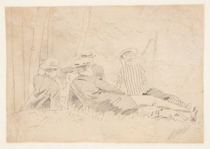 Studio per "La festa della pesca" da Winslow Homer