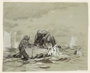 Studio per "La Rete delle Aringhe" da Winslow Homer