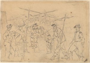 Tenda del venditore, 3° cavalleria della Pennsylvania [recto]