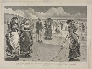 La spiaggia di Long Branch da Winslow Homer