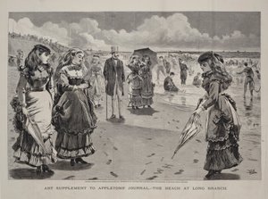 La spiaggia di Long Branch, pubblicato come supplemento artistico di Appleton