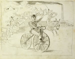 Il messaggero in bicicletta