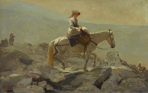 Il sentiero delle briglie, Montagne Bianche da Winslow Homer