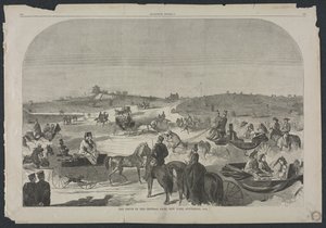 Il viale a Central Park, New York, settembre 1860