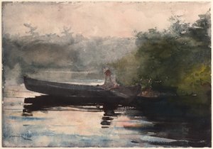 La fine della giornata, Adirondack da Winslow Homer