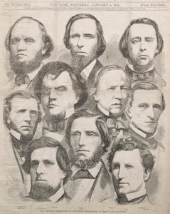 La delegazione della Georgia al Congresso, 1861