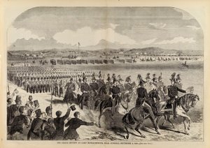 The Grand Review at Camp Massachusetts, Near Concord, 9 settembre 1859, da Harper
