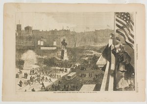 La Grande Riunione di Sumter a Union Square, New York, 11 aprile 1863 da Winslow Homer