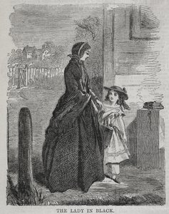 La signora in nero, 1860 da Winslow Homer