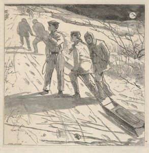 The Midnight Coast, da The Riverside Magazine for Young People, gennaio 1867 da Winslow Homer