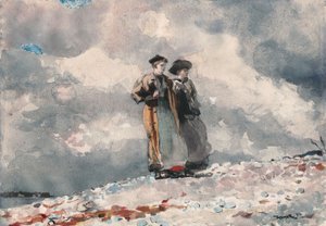 Il panorama, costa del Maine da Winslow Homer