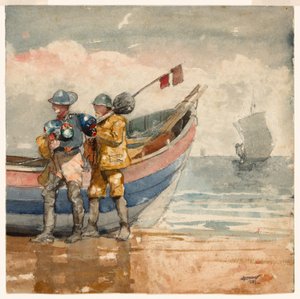 Il ritorno, Tynemouth (recto) Studio (verso)
