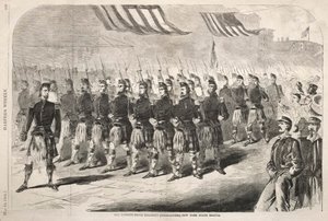 Il settantanovesimo reggimento Highlanders New York State Militia, 1861 da Winslow Homer