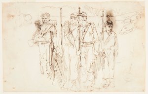 I feriti in cammino da Winslow Homer