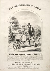La carriola Polka - Copertina del foglio musicale da Winslow Homer