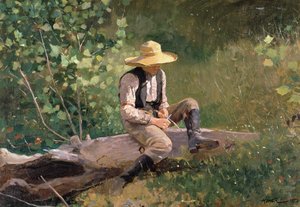 Il ragazzo che intaglia da Winslow Homer