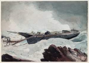 La Goletta Naufragata da Winslow Homer