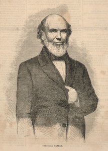 Theodore Parker, da "Pictorial Drawing-Room Companion" di Ballou, 6 novembre 1858.